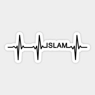 Heartbeat Islam Sticker